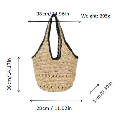 Macrame Beach Bag in Elegant Boho Design Bowlift