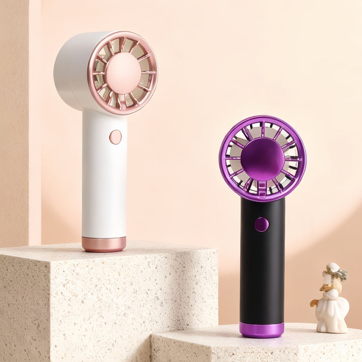 Women Portable Hand Fan with powerful battery technology and elegant design Bowlift