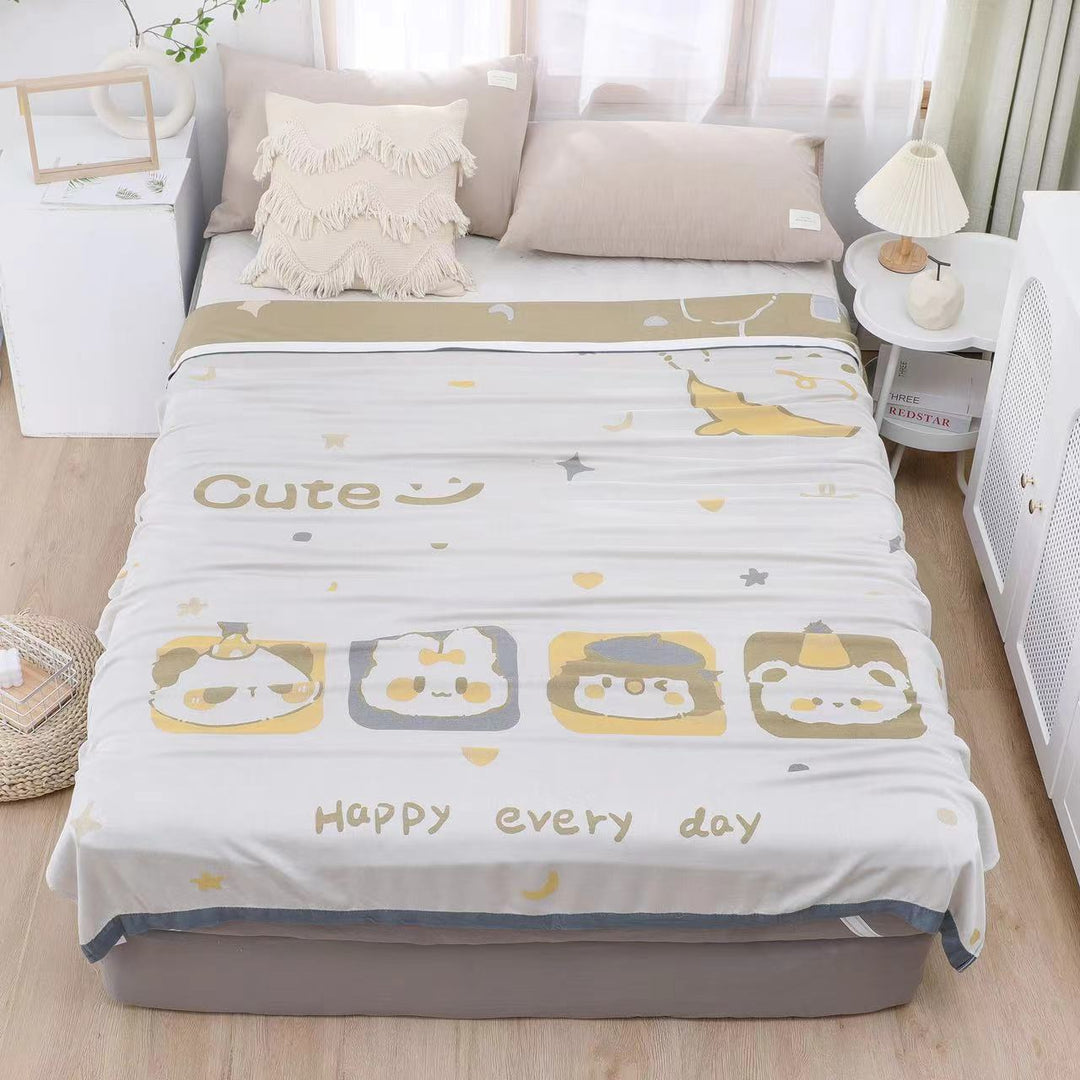 Ladies bedspread with playful nature motif Bowlift