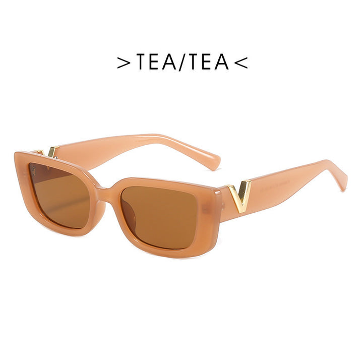 Retro-Inspired Geometric Frame Sunglasses Bowlift
