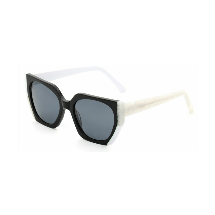 Women's designer sunglasses with angular frame and polarized lenses Bowlift