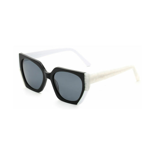 Women's designer sunglasses with angular frame and polarized lenses Bowlift