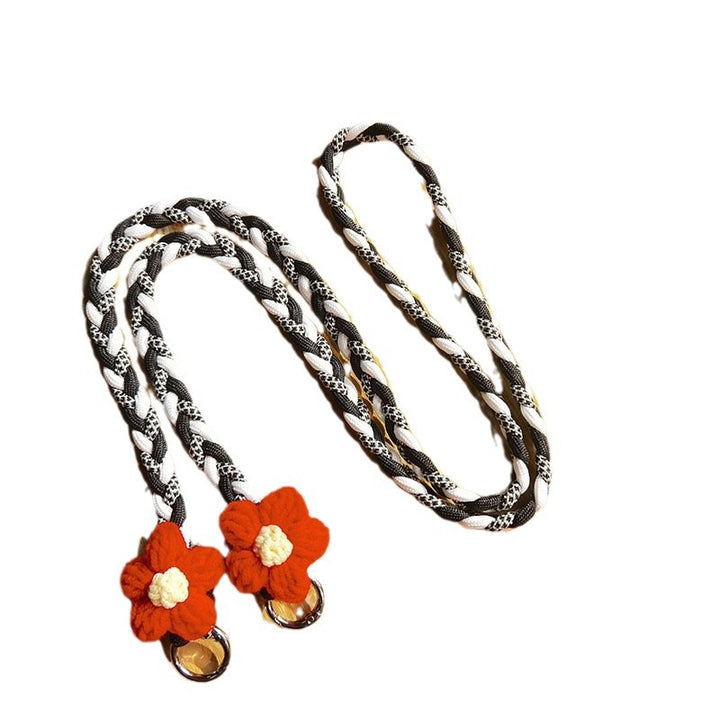 Woven Floral Pattern Utility Lanyard Bowlift