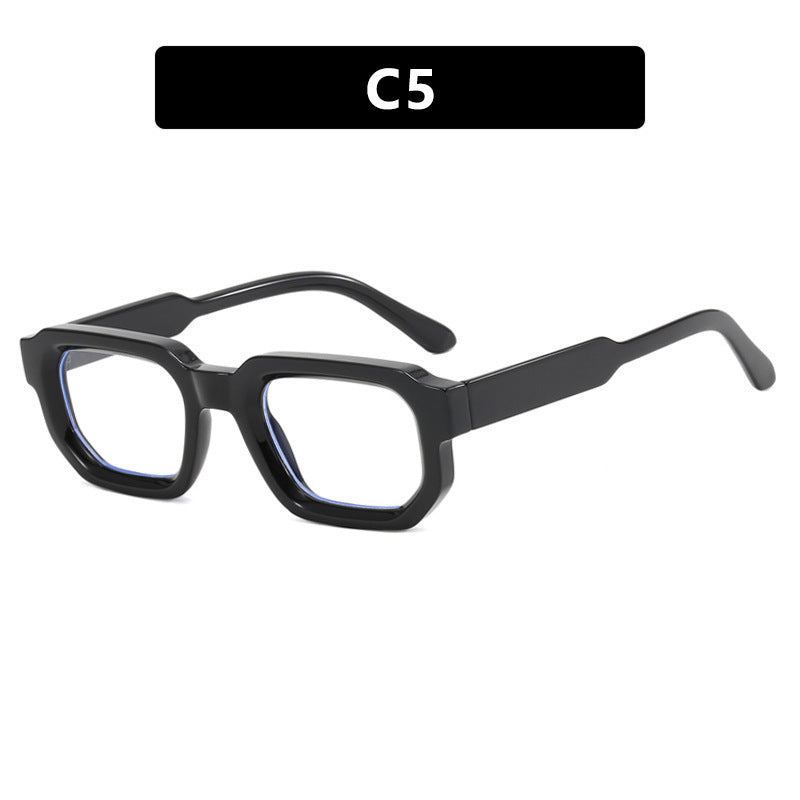 Women's fashionable rectangular sunglasses in a trendy design with clear accents Bowlift