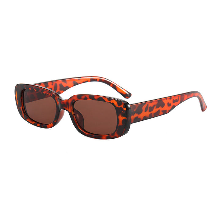Women's stylish retro sunglasses with rectangular frame Bowlift