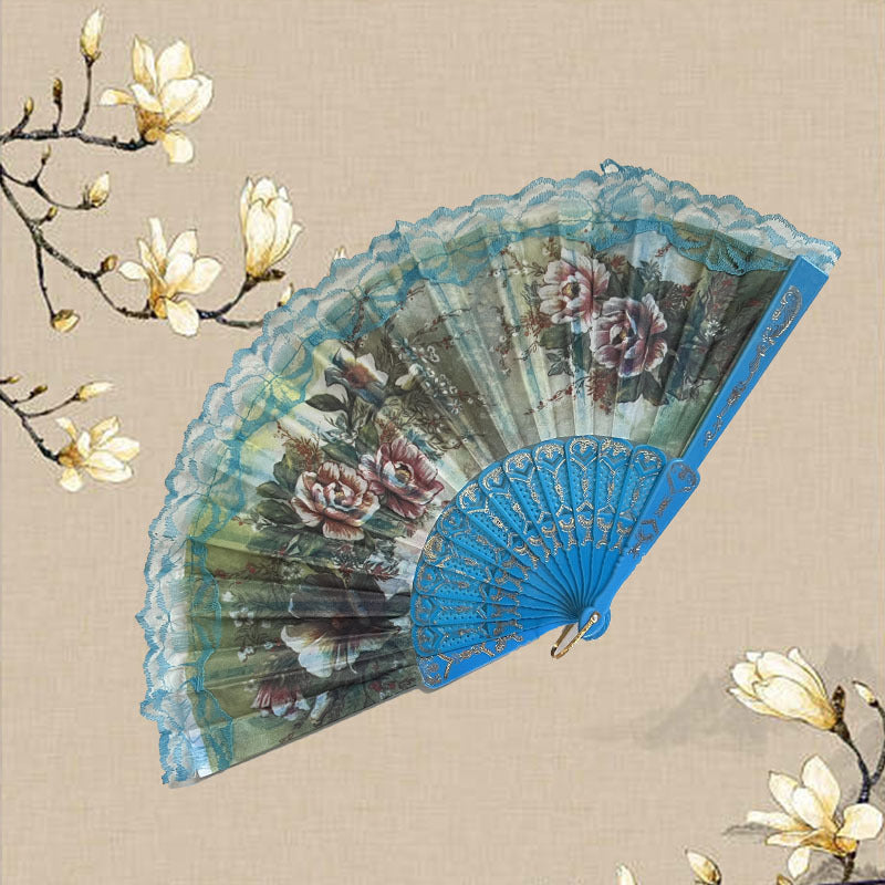 Ladies Elegant Hand Fan Bowlift