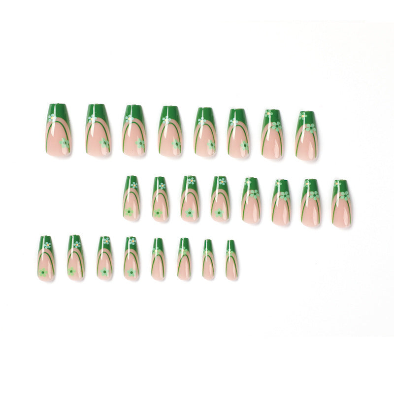 Artful nail art with floral accents and elegant design Bowlift