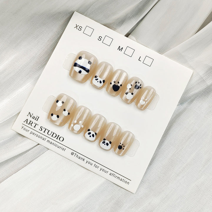 Glamorous artificial nails with holographic effect Bowlift