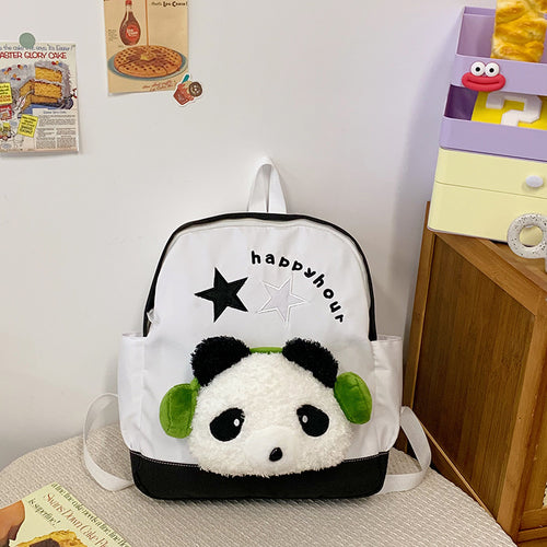 Plush Panda Backpack