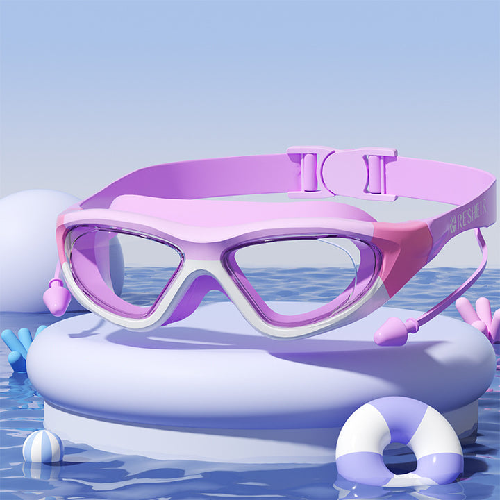 Anti-Fog Swim Goggles with UV Protection Bowlift