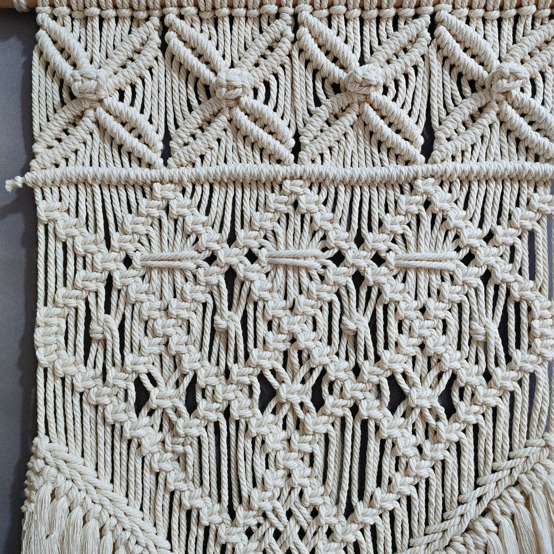Artisan Macrame Wall Tapestry Bowlift