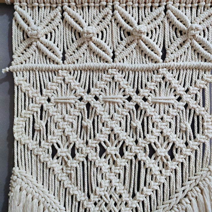 Artisan Macrame Wall Tapestry Bowlift