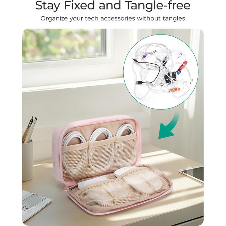Multifunctional Electronics Organizer Bag Bowlift
