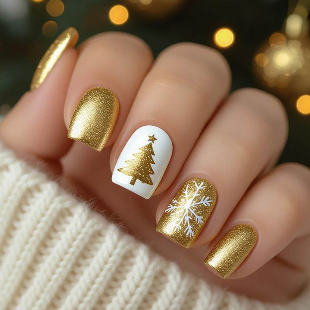 Seasonal Festive Nail Art Extensions Bowlift