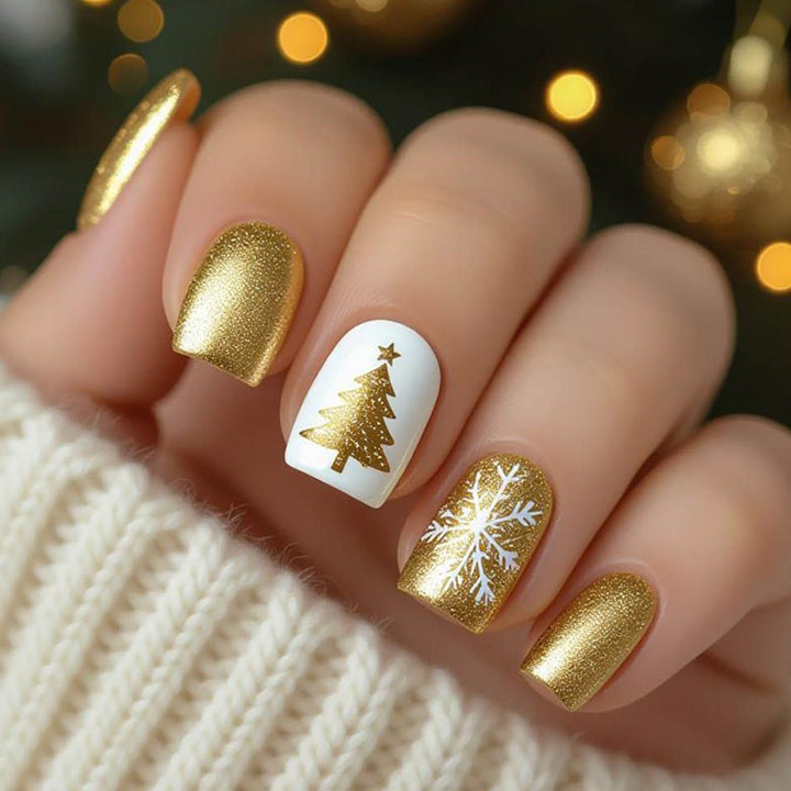 Seasonal Festive Nail Art Extensions Bowlift