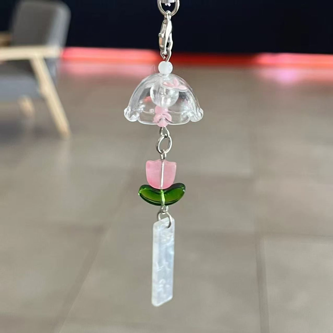 Decorative Floral Pendant Keychain Bowlift
