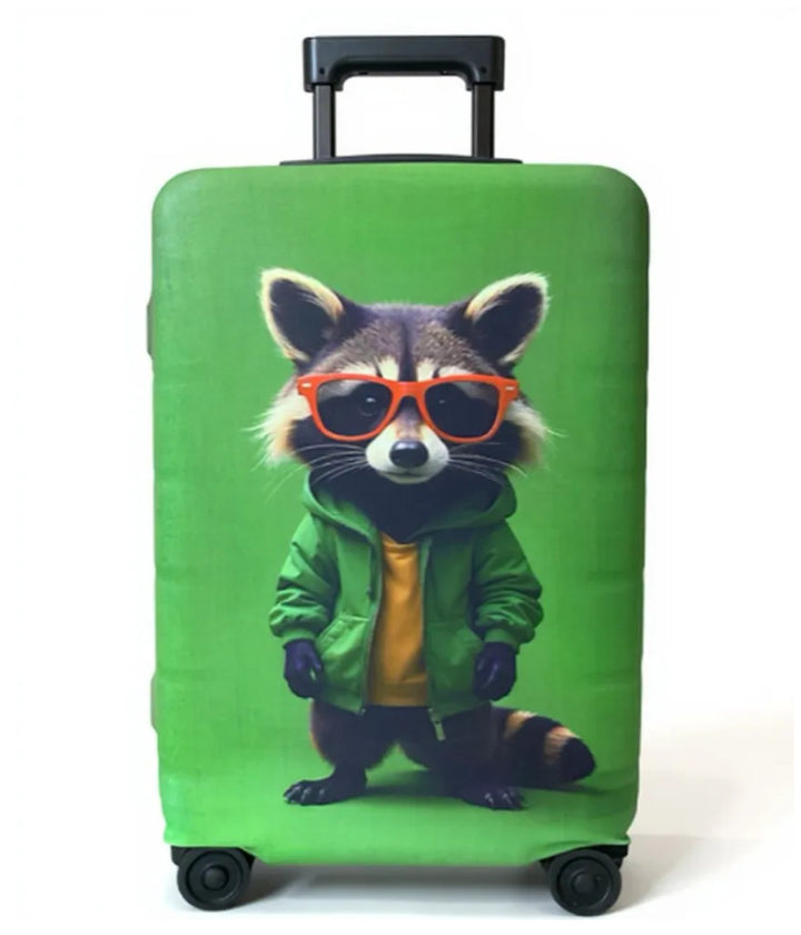 Unisex nan elastic suitcase cover with artistic marble print, shockproof fit and tear-resistant stretch material Bowlift