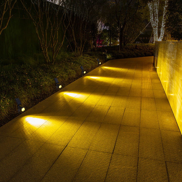 SolarBeam Outdoor Solar Spotlight with Stake for Landscaping Bowlift