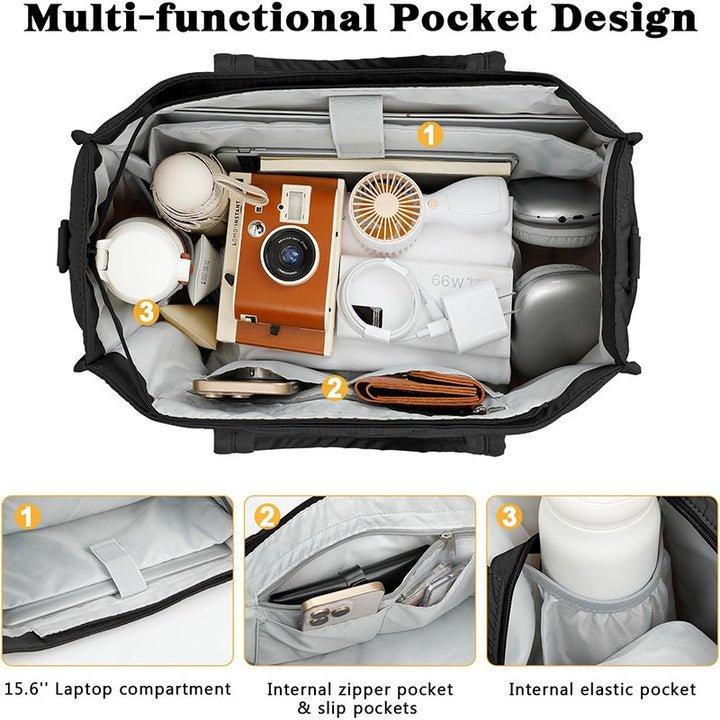 Insulated lunch bag with multiple compartments Bowlift