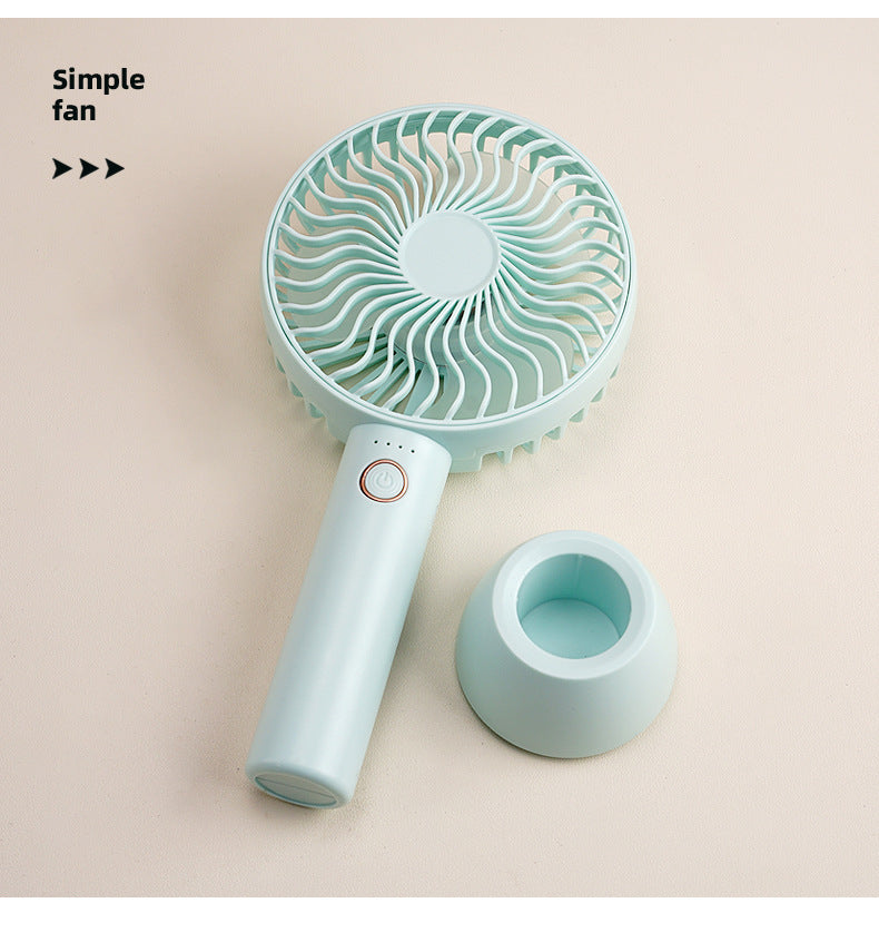 Ladies portable USB table fan with flexible tilt mechanism Bowlift