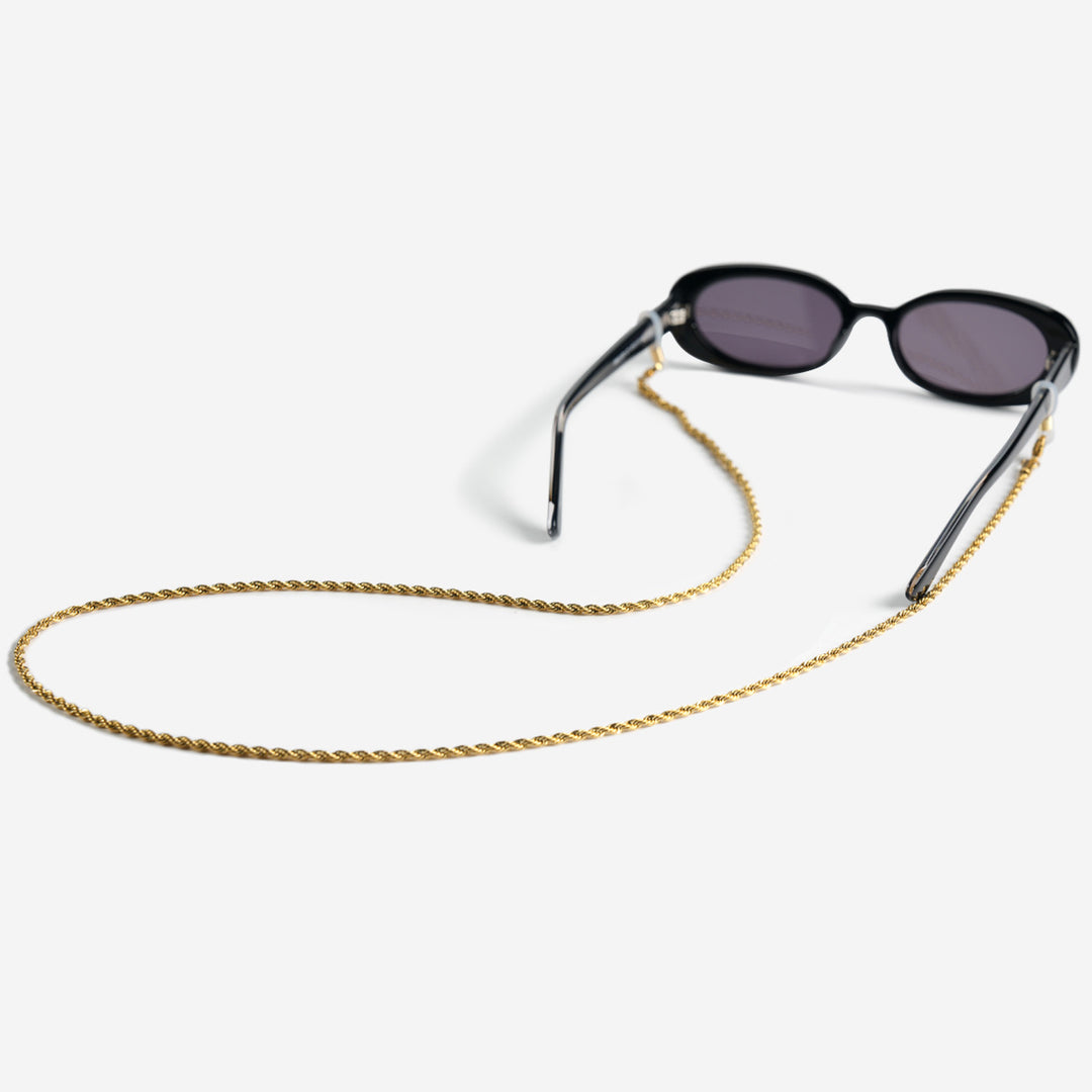 Twisted Metallic Eyewear Chain Bowlift