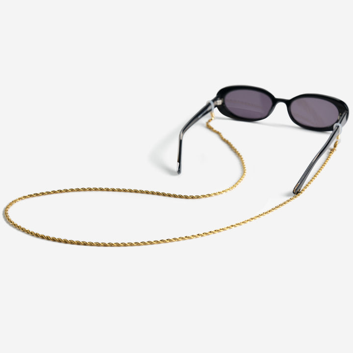 Twisted Metallic Eyewear Chain Bowlift