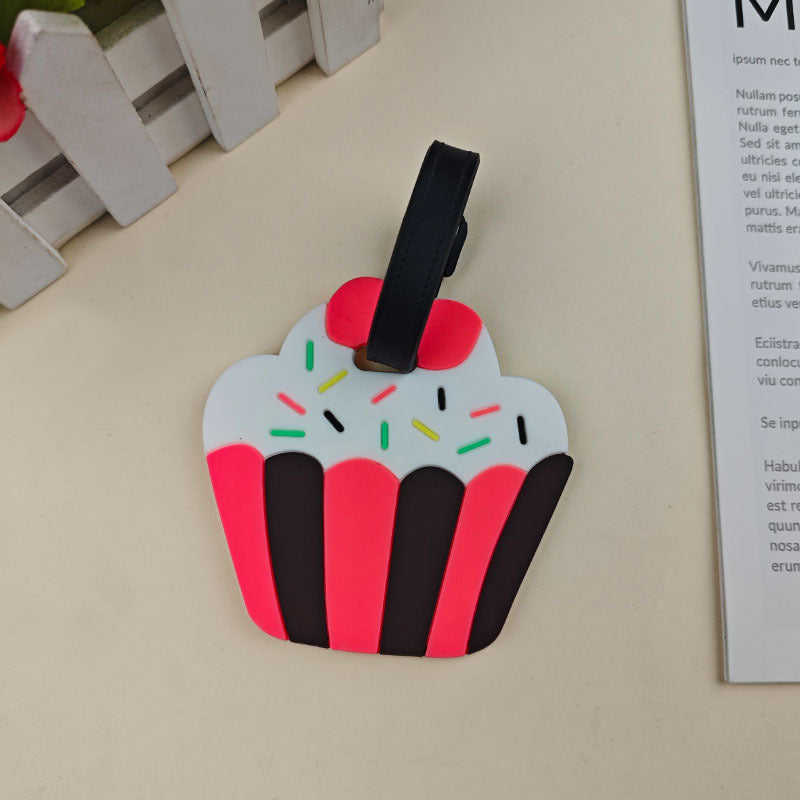 Unisex Luggage Tag in Cupcake Design Bowlift