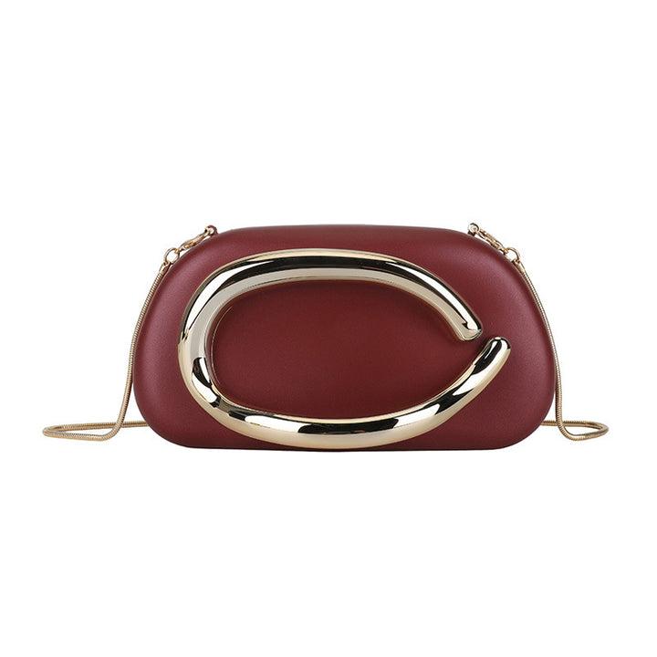 Chic Sculpted Crossbody Handbag Bowlift