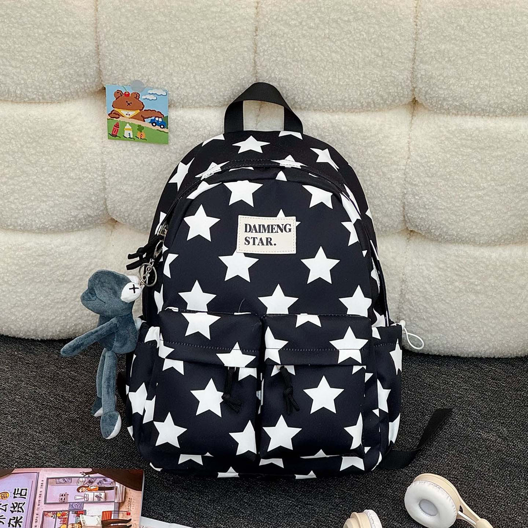 Stylish Star Patterned Backpack
