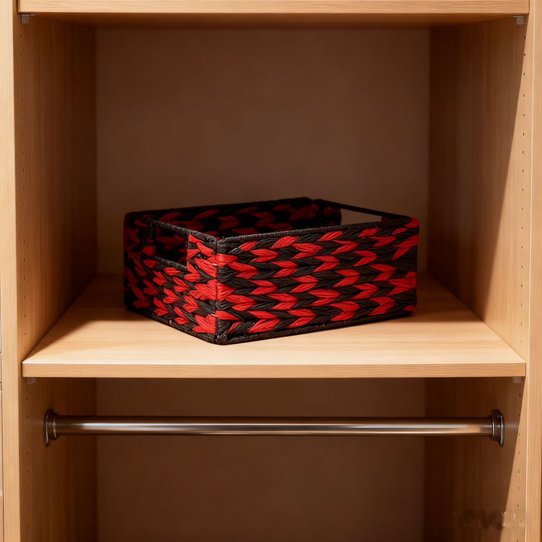 Decorative Woven Storage Box Bowlift