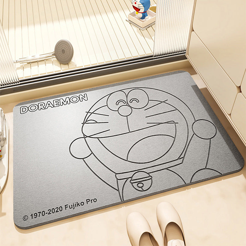 Cartoon Character Bath Rug Bowlift
