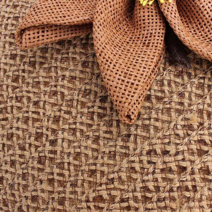 Basket bag with floral appliqué Bowlift