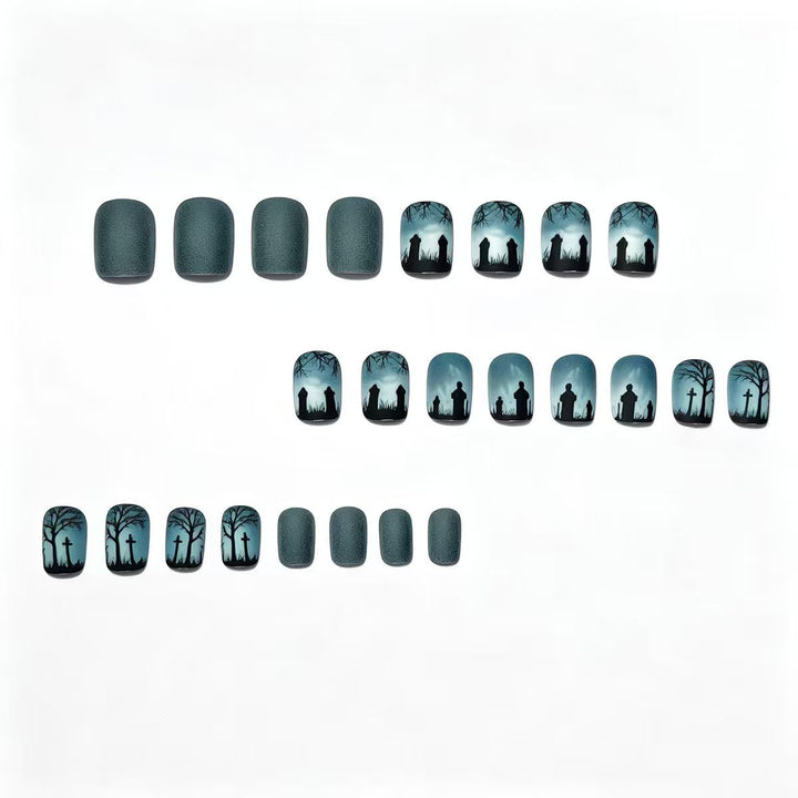 Artistic Gothic Nail Art Bowlift