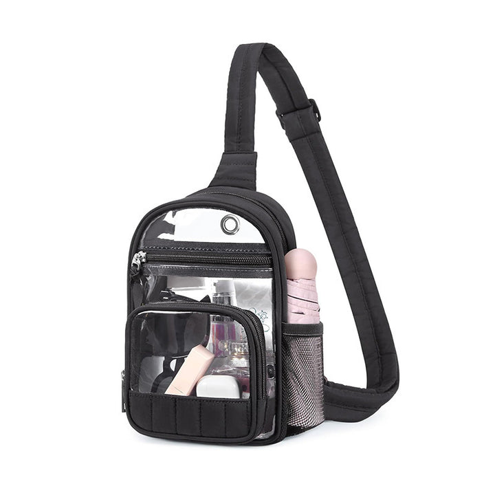 Multifunctional Transparent Sling Bag Bowlift