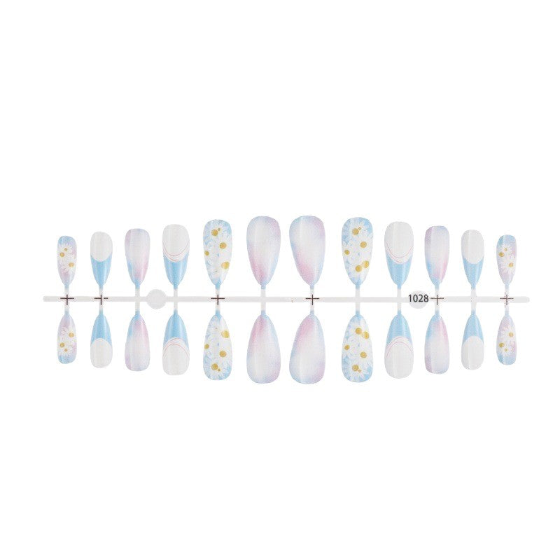 Nail art with floral designs Bowlift