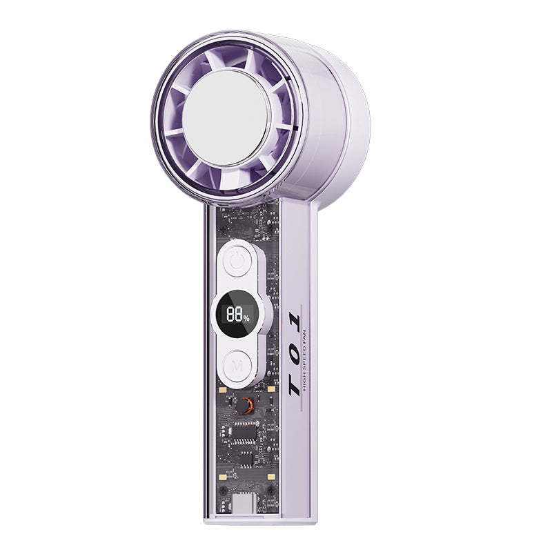 Unisex High-Performance Digital Handheld Fan Bowlift