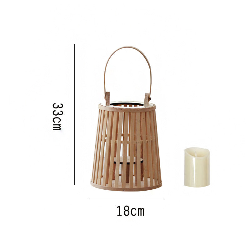 Decorative Wooden Lantern Bowlift