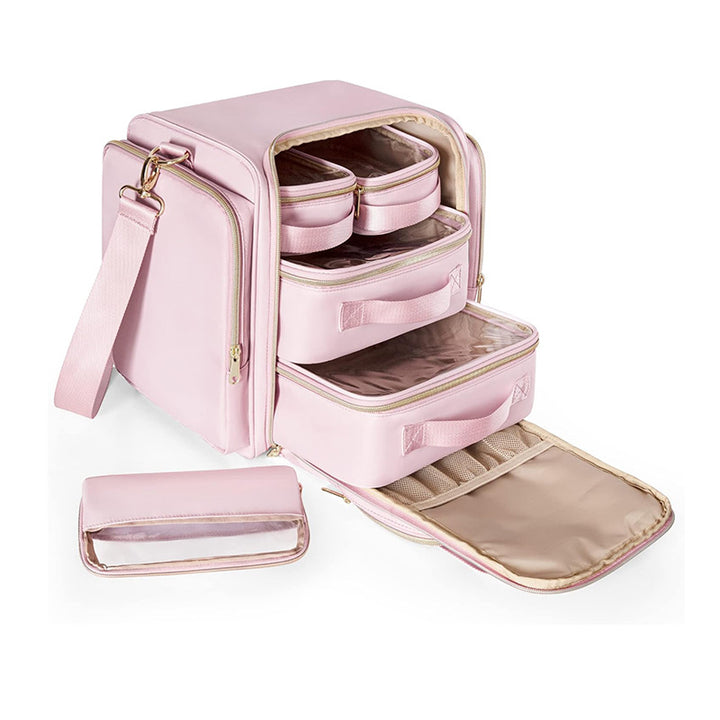 Cosmetic bag with multiple compartments Bowlift