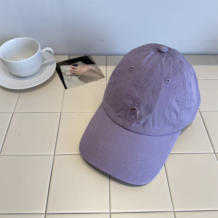 Women's Casual Washed Cotton Baseball Cap Bowlift