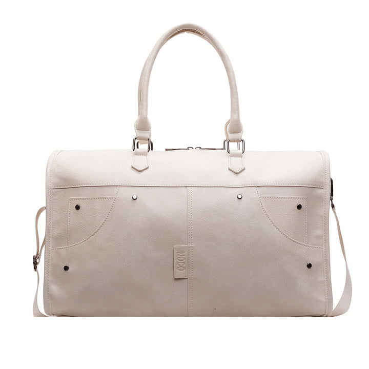 Elegant and Spacious Travel Bag Made of Durable Faux Leather Bowlift