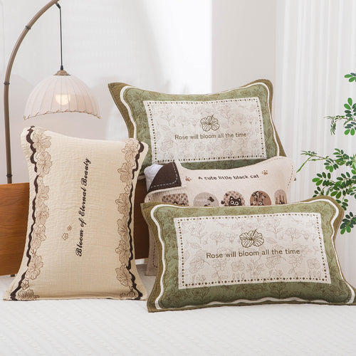 Women's pillowcases with stylish striped pattern Bowlift