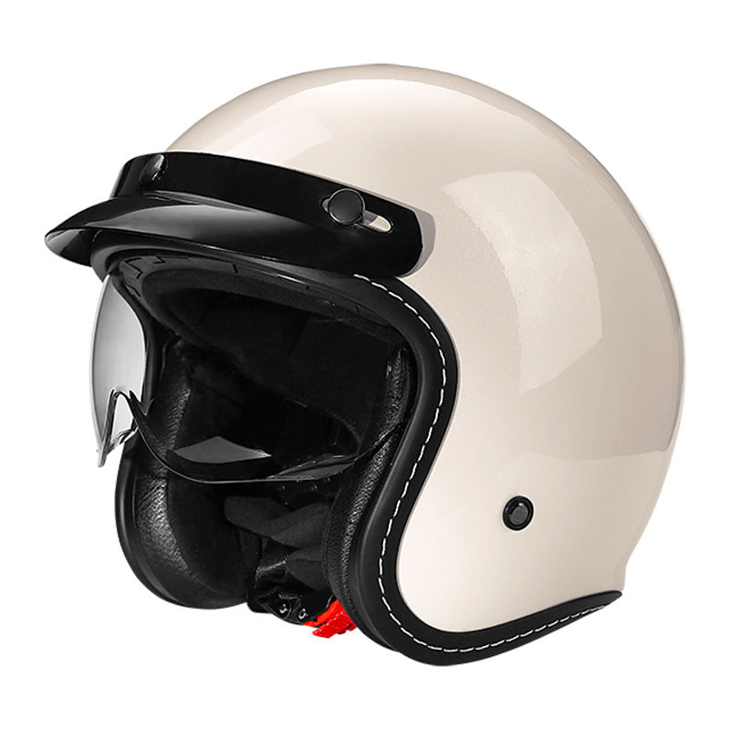 Stylish Open-Face Motorcycle Helmet Bowlift