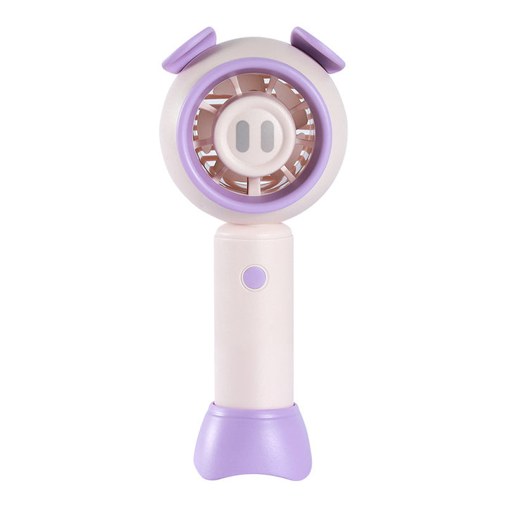 Ladies Portable Hand Fan with Ergonomic Handle and Quiet Operation Function Bowlift