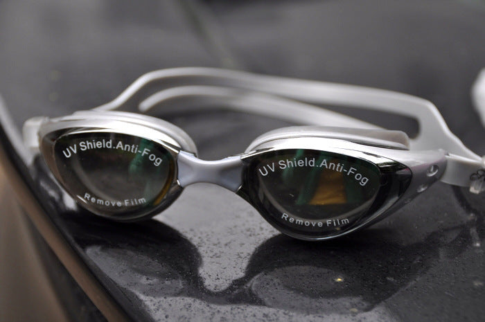 Men's Competitive Performance Swim Goggles Bowlift