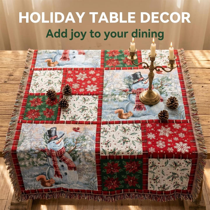 Multi-Purpose Decorative Throw Blanket