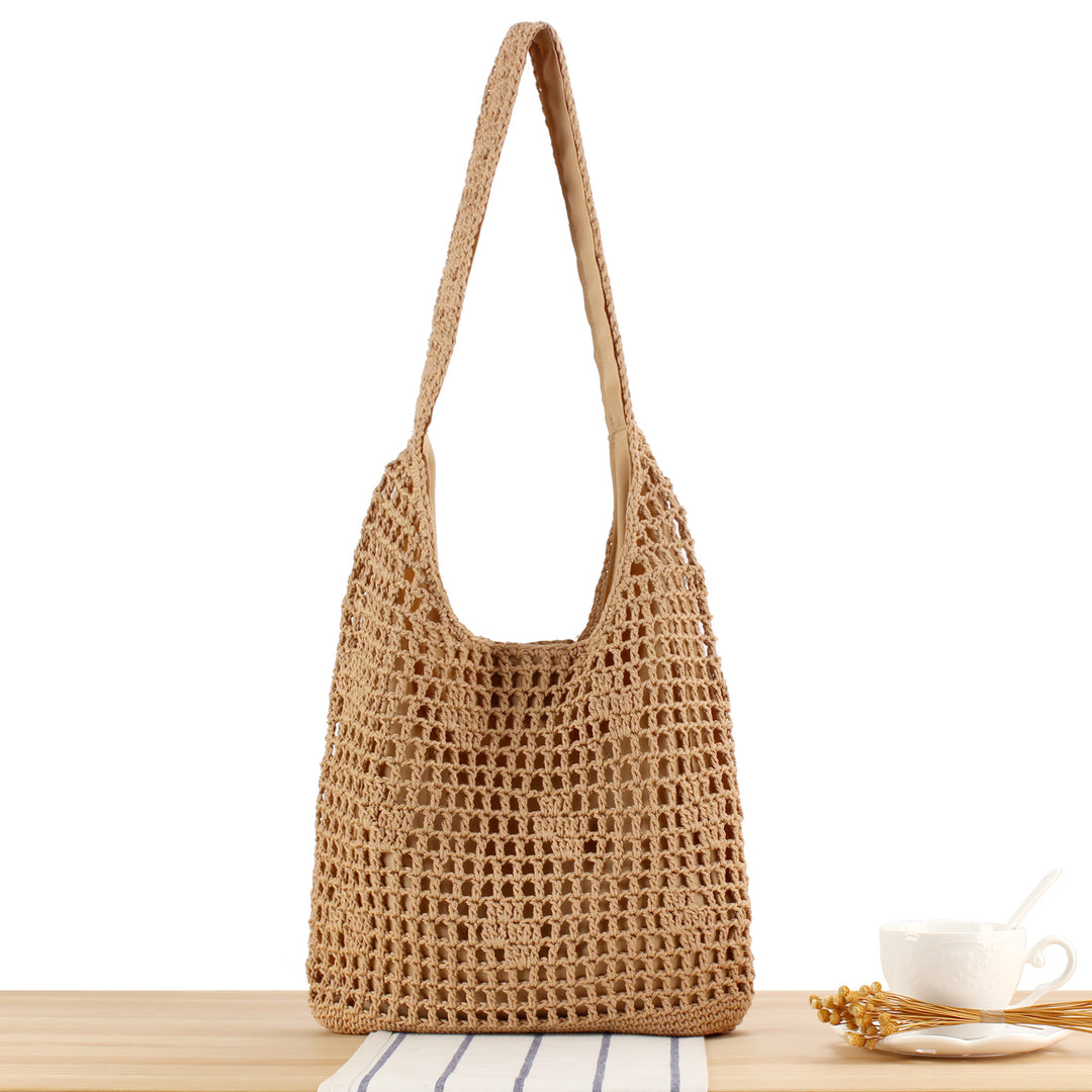 Hand-knotted tote bag made of natural cotton Bowlift