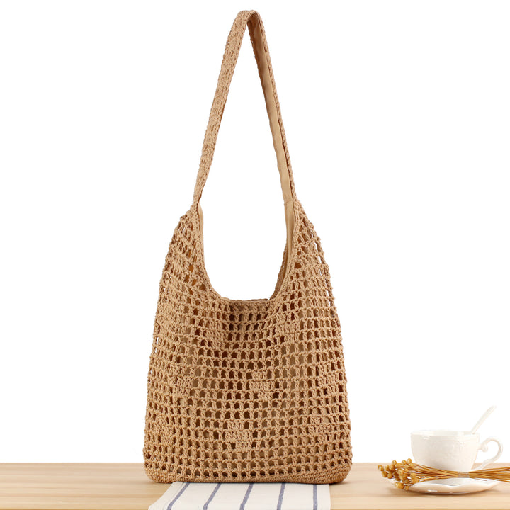 Hand-knotted tote bag made of natural cotton Bowlift