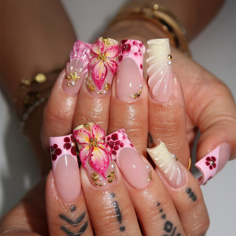 Artistic 3D Nail Art Bowlift