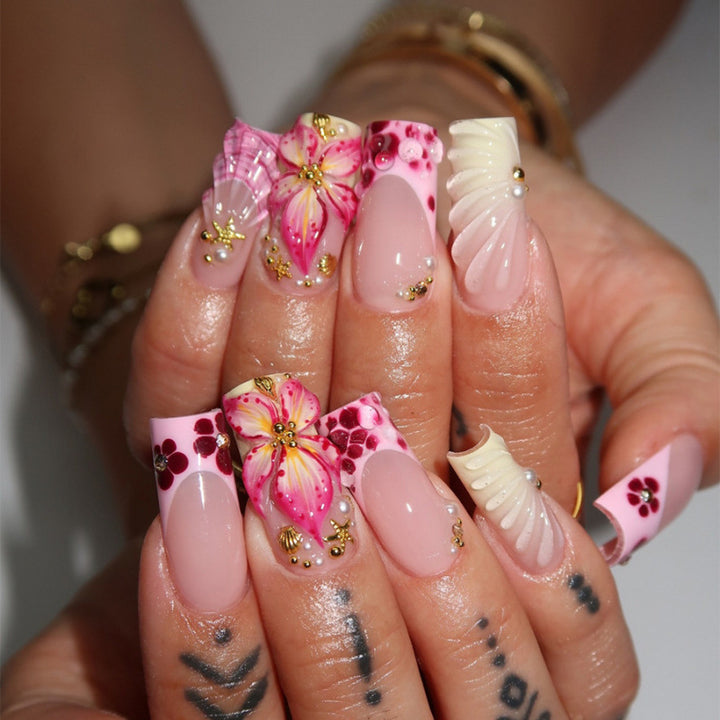 Artistic 3D Nail Art Bowlift