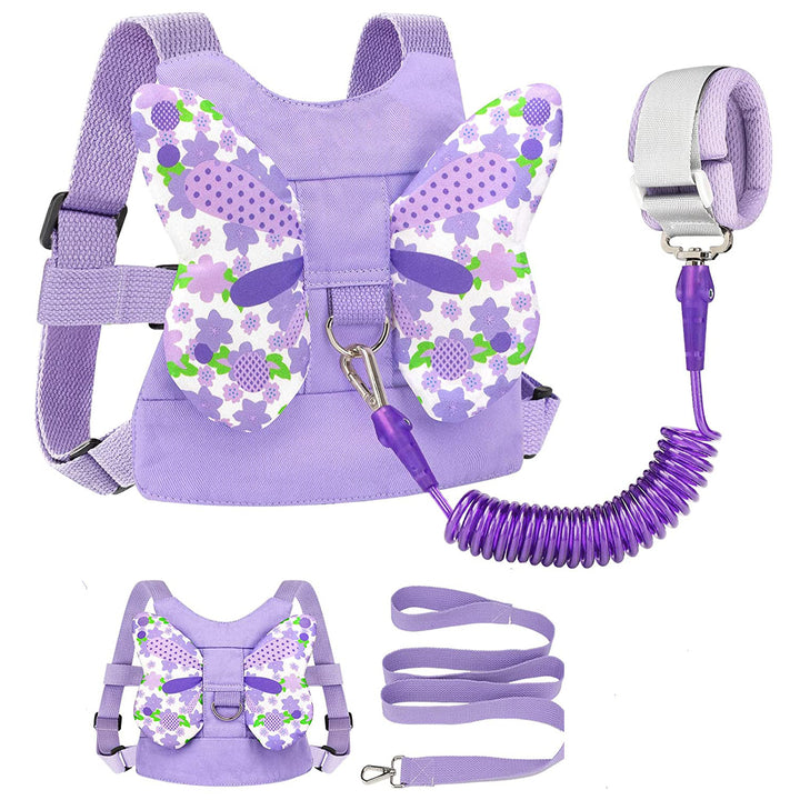 Butterfly-Themed Toddler Harness Backpack Bowlift
